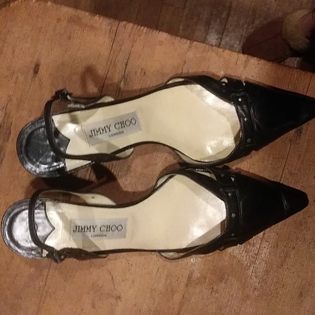 Jimmy Chou Vtg Slingbacks 38.5